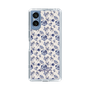 Slim Protection Case［ dazzlin - BlueFlower - Beige ］