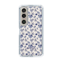 Slim Protection Case［ dazzlin - BlueFlower - Beige ］