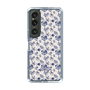 Slim Protection Case［ dazzlin - BlueFlower - Beige ］