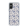Slim Protection Case［ dazzlin - BlueFlower - Beige ］