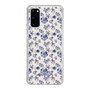Slim Protection Case［ dazzlin - BlueFlower - Beige ］