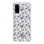Slim Protection Case［ dazzlin - BlueFlower - Beige ］
