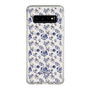 Slim Protection Case［ dazzlin - BlueFlower - Beige ］