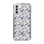 Slim Protection Case［ dazzlin - BlueFlower - Beige ］