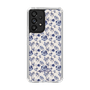 Slim Protection Case［ dazzlin - BlueFlower - Beige ］