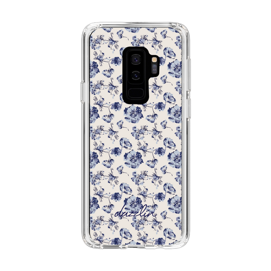 Slim Protection Case［ dazzlin - BlueFlower - Beige ］