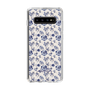Slim Protection Case［ dazzlin - BlueFlower - Beige ］