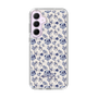 Slim Protection Case［ dazzlin - BlueFlower - Beige ］