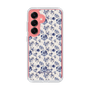 Slim Protection Case［ dazzlin - BlueFlower - Beige ］
