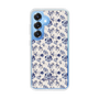 Slim Protection Case［ dazzlin - BlueFlower - Beige ］