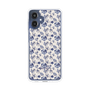 Slim Protection Case［ dazzlin - BlueFlower - Beige ］