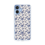 Slim Protection Case［ dazzlin - BlueFlower - Beige ］