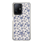 Slim Protection Case［ dazzlin - BlueFlower - Beige ］