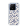 Slim Protection Case［ dazzlin - BlueFlower - Beige ］