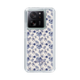 Slim Protection Case［ dazzlin - BlueFlower - Beige ］