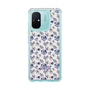 Slim Protection Case［ dazzlin - BlueFlower - Beige ］