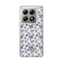 Slim Protection Case［ dazzlin - BlueFlower - Beige ］