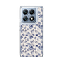 Slim Protection Case［ dazzlin - BlueFlower - Beige ］