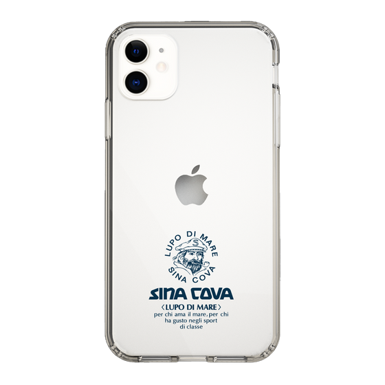Slim Protection Case［ SINA COVA - Logo - Navy ］