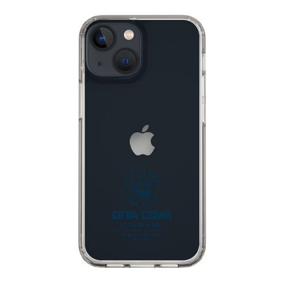 Slim Protection Case［ SINA COVA - Logo - Navy ］