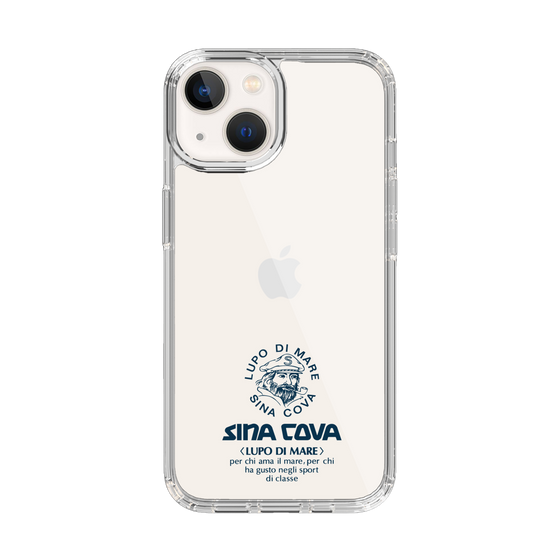 Slim Protection Case［ SINA COVA - Logo - Navy ］