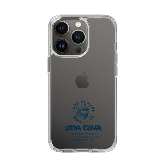 Slim Protection Case［ SINA COVA - Logo - Navy ］