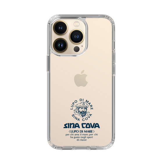 Slim Protection Case［ SINA COVA - Logo - Navy ］