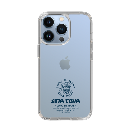 Slim Protection Case［ SINA COVA - Logo - Navy ］