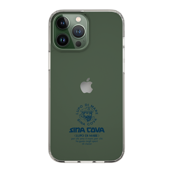 Slim Protection Case［ SINA COVA - Logo - Navy ］