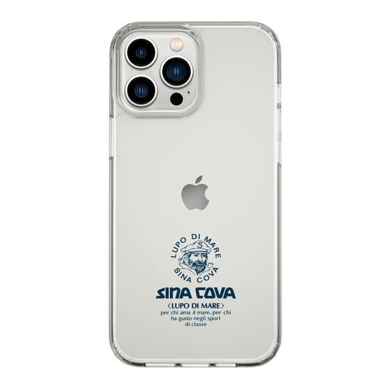 Slim Protection Case［ SINA COVA - Logo - Navy ］