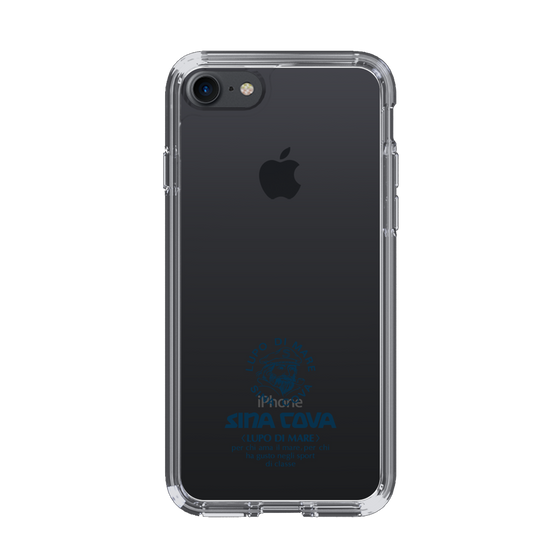 Slim Protection Case［ SINA COVA - Logo - Navy ］