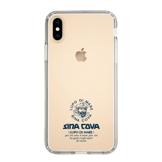 Slim Protection Case［ SINA COVA - Logo - Navy ］