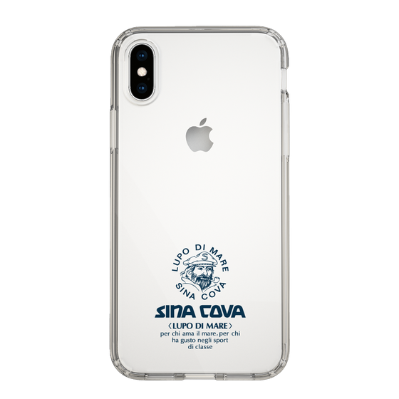 Slim Protection Case［ SINA COVA - Logo - Navy ］