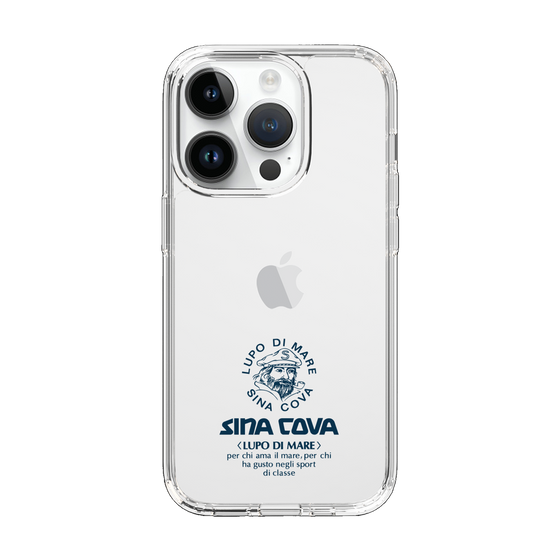 Slim Protection Case［ SINA COVA - Logo - Navy ］