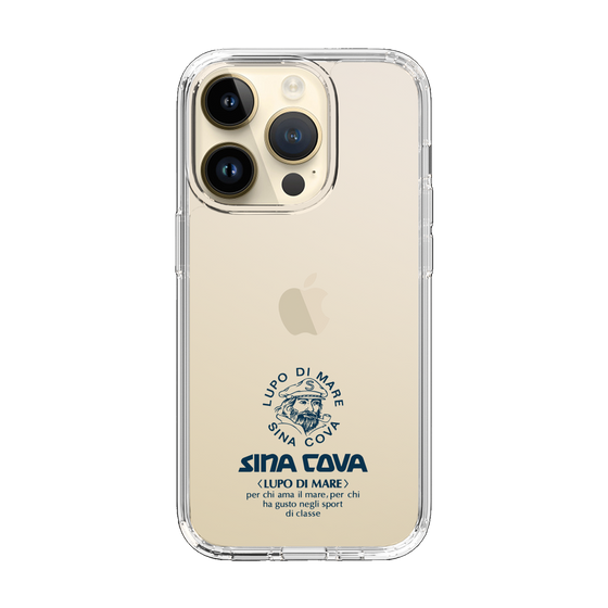 Slim Protection Case［ SINA COVA - Logo - Navy ］