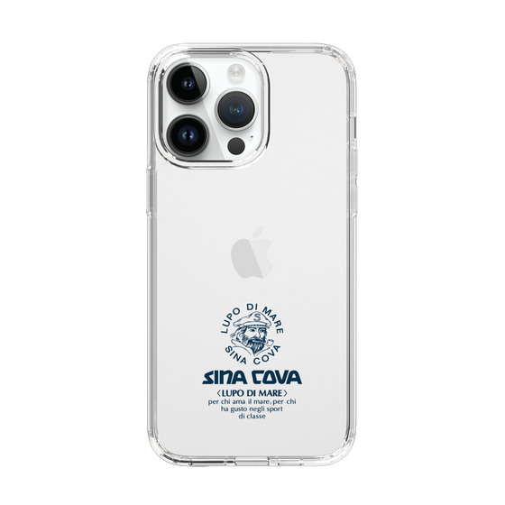 Slim Protection Case［ SINA COVA - Logo - Navy ］