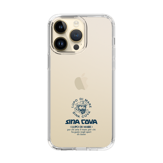 Slim Protection Case［ SINA COVA - Logo - Navy ］