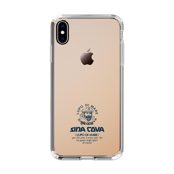 Slim Protection Case［ SINA COVA - Logo - Navy ］
