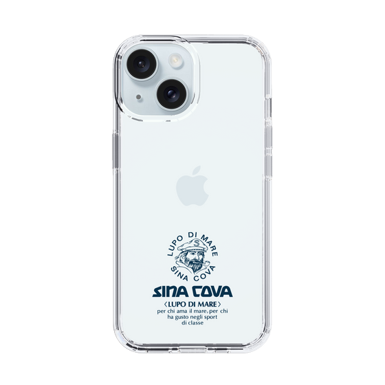 Slim Protection Case［ SINA COVA - Logo - Navy ］