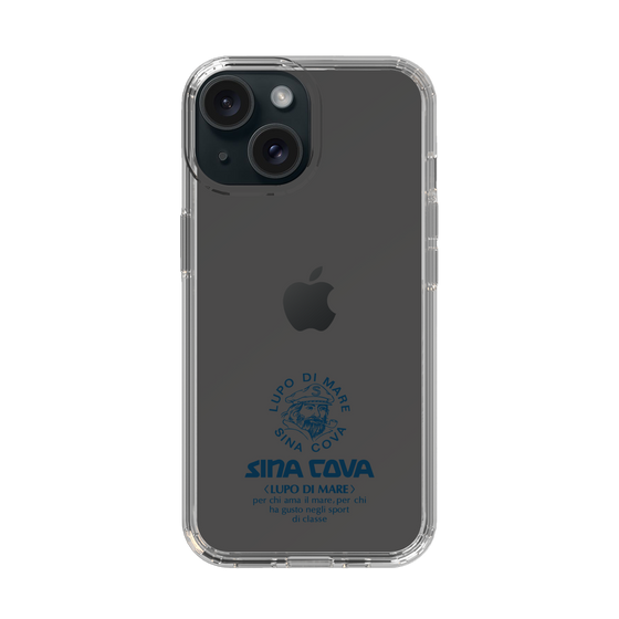 Slim Protection Case［ SINA COVA - Logo - Navy ］