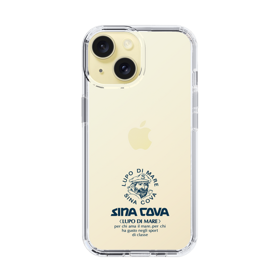 Slim Protection Case［ SINA COVA - Logo - Navy ］