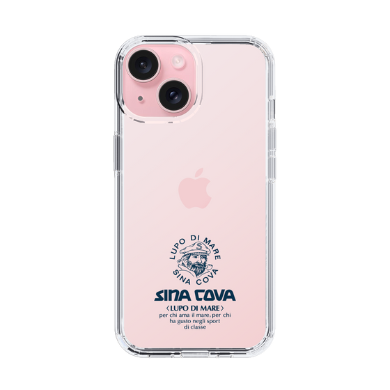 Slim Protection Case［ SINA COVA - Logo - Navy ］