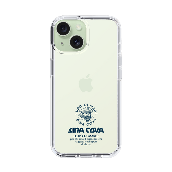 Slim Protection Case［ SINA COVA - Logo - Navy ］
