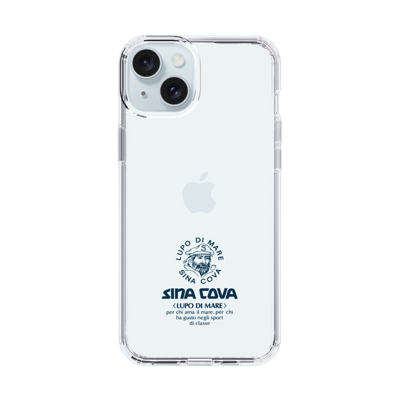 Slim Protection Case［ SINA COVA - Logo - Navy ］