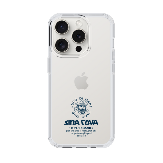 Slim Protection Case［ SINA COVA - Logo - Navy ］