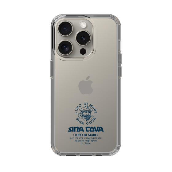 Slim Protection Case［ SINA COVA - Logo - Navy ］