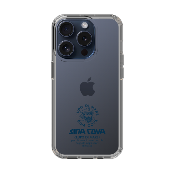 Slim Protection Case［ SINA COVA - Logo - Navy ］