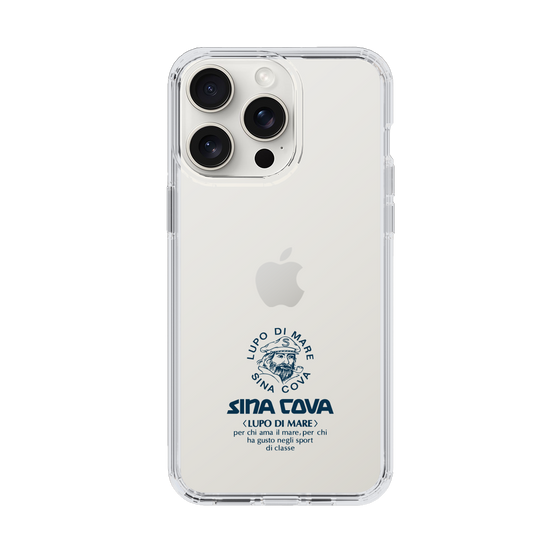 Slim Protection Case［ SINA COVA - Logo - Navy ］
