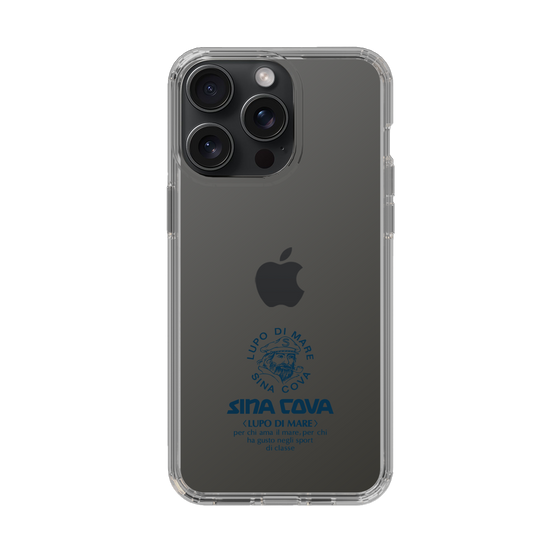 Slim Protection Case［ SINA COVA - Logo - Navy ］