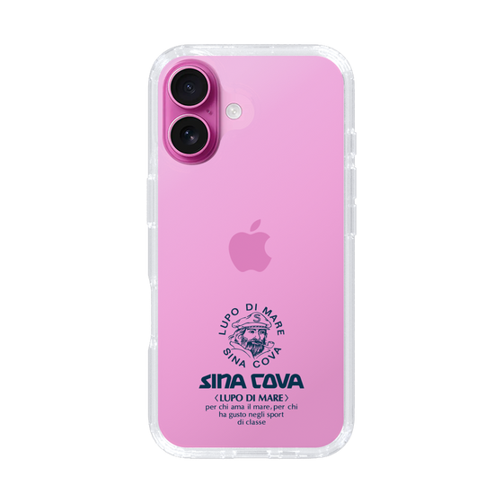 Slim Protection Case［ SINA COVA - Logo - Navy ］